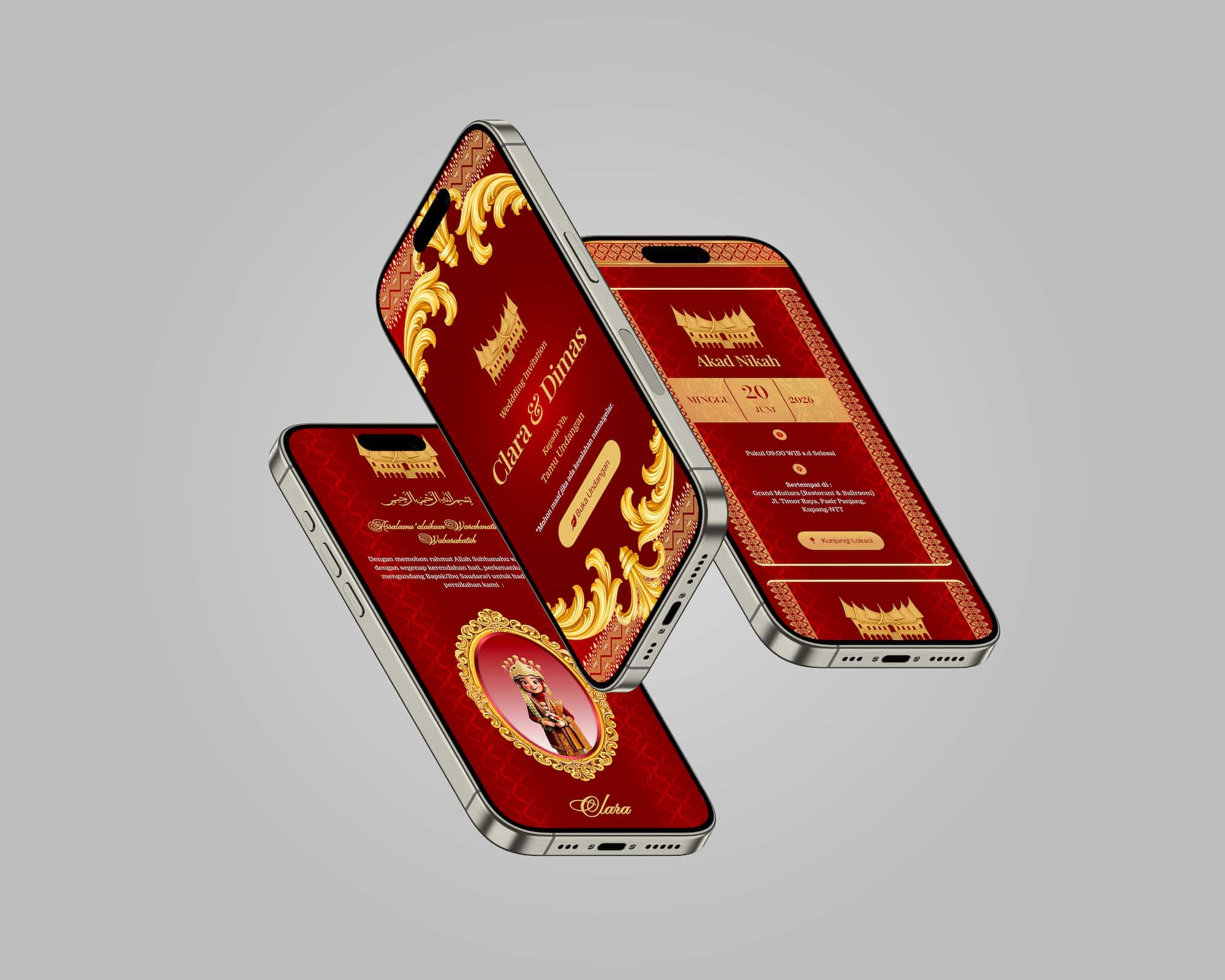 Template Wedding Tema Minang Series - Slide 5