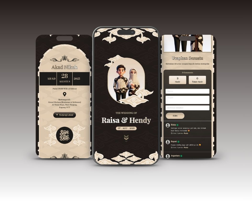 Temlpate Wedding Tema Batik Megamendung Series - Slide 1